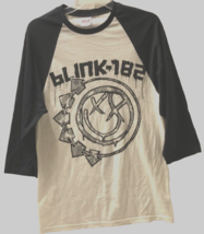 $20 Blink-182 Concert Double-Sided 2011 Raglan 3/4 Sleeve White Black T-... - £16.07 GBP