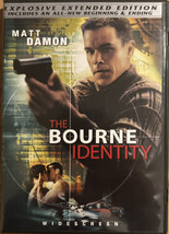 The Bourne Identity (DVD, 2004, Widescreen Extended Edition) Matt Damon - £7.07 GBP