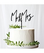 Mr. And Mrs. Black Wedding Cake Topper For The Party (Design 02). - €36,03 EUR