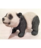 Panda Bear Zoo Jungle Animal Figurines Statues Resin 4 1/4&quot; l x 3&quot; t Col... - £11.69 GBP