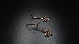 Vintage Sterling Silver Celtic Dangle Earrings 3.9cm - £23.74 GBP