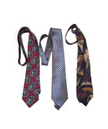 3 LOT - TIE TIES - COVINGTON - SY&#39;S TIES - Silk-ITALY-California - San F... - £16.08 GBP