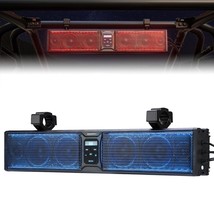 6-Speaker Utv Sound Bar Waterproof Bluetooth Music Sync Multicolor Lights 26 Inc - $312.99