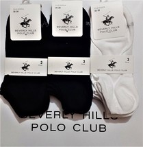 6 Fantasmas Hombre Beverly Hills Polo Club Hilo de Escocia Algodón Mini Calcetín - £11.28 GBP