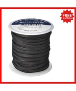 Black Deerskin Leather Lace - 50ft for Sustainable Crafting and Jewelry - $643.87 MXN