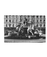 Place de Terreaux Bartholdi Fountain Lyon France Glossy RPPC Estel Postcard - £3.94 GBP
