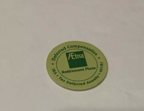 Aetna Retirement Plans POG Milk Cap 1993 Vtg Advertising  - $7.87