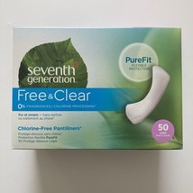 Seventh Generation Chlorine Free Liners, 50 Count, Free &amp; Clear PureFit - £18.17 GBP