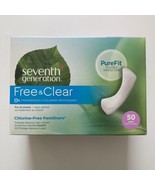 Seventh Generation Chlorine Free Liners, 50 Count, Free &amp; Clear PureFit - £18.21 GBP