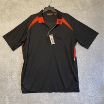 Snap On Tools Black Red Polo Button Down Dress Work Dealer Shirt Size XL... - £24.80 GBP