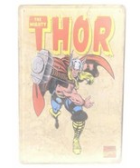 Marvel The Mighty Thor Comic Tin Metal Decor Wall Art Store Shop Man Cav... - £9.22 GBP