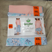 3 PIECE Honeydew Plus Size XXL Blue Pink Sleepwear Set Pajamas Top Pants NEW NWT - £13.23 GBP