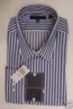 GENUINE TOMMY HILFIGER SIZE 18 34/35 XXL TALL BLUE WHITE 100% COTTON SHI... - $48.40