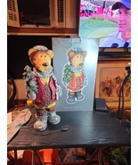 Fiber Optic Bear 19” Resin Lighted Christmas Figure Rare In Box. READ. - €40,39 EUR