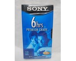 (1) Sony 6hrs Premium Grade T-120 VHS Recording Tape Sealed - £6.95 GBP