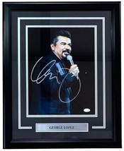 George Lopez Encadré Signé 11x14 Support Dessus Comédie Photo JSA - £99.62 GBP