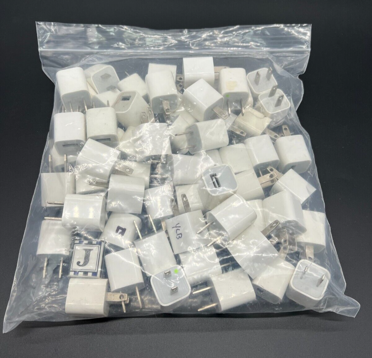 (62) Genuine Apple A1385 5W USB Power Adapter Charger Block for iPhone - $98.01