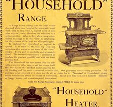 Household Wood Cook Range And Heater 1897 Advertisement Victorian XL DWII6 - $18.00