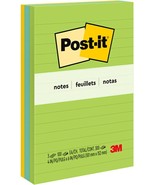 Post-it Notes, 4x6 in, 3 Pads, Floral Fantasy Collection, Bold Colors 1 ... - £8.18 GBP