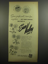1954 Union Pacific Railroad Sun Valley Idaho Ad - Some people can&#39;t have fun  - £14.46 GBP