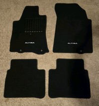 OEM NEW Front &amp; Rear Carpet Floor Mats Black w/ Logo 16-18 Altima 999E2-U4H00 - $89.09