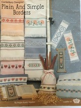 Canterbury Designs Plain and Simple Borders Leaflet 21 Counted Cross Stitch  - $3.99