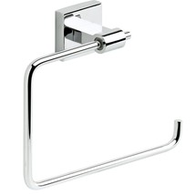 Franklin Brass Towel Ring Hook 8in x 2in x 6in Polished Chrome - £15.14 GBP
