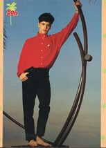 Jordan Knight barefoot New Kids On The Block 11" x 8" Teen Mag Pinup Mini Poster - $7.94