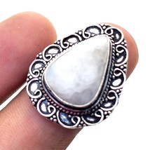 Rainbow Moonstone Vintage Style Gemstone Handmade Ethnic Ring Jewelry 9&quot; SA 1895 - $6.49