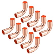 uxcell 1/4-inch(6.35mm) ID 90 Degree Copper Elbow Short-Turn Copper Pipe... - $18.99