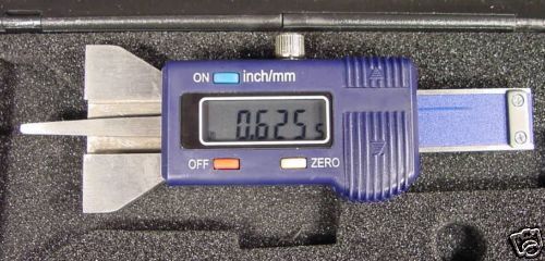 ELECTRONIC DIGITAL DEPTH and STEP GAUGE SAE & METRIC Stainless Steel Blade CASE - $29.99