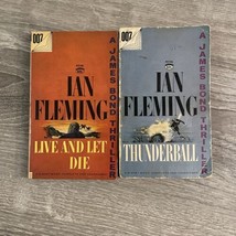 Lot of 2 Ian Fleming JAMES BOND 007 1960&#39;s Era Signet  Paperback Books - £14.38 GBP