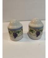 Pfaltzgraff China Co. MERLOT Grapevine Perennials Pair of Salt/Pepper Sh... - $14.16 CAD