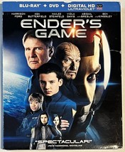 Ender&#39;s Game - Blu-ray DVD 2013 - Harrison Ford Asa Butterfield Ben Kingsley - $4.75