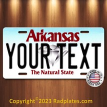 Arkansas Ns Custom Vanity Personalized Your Text Aluminum License Plate Tag New - £13.99 GBP