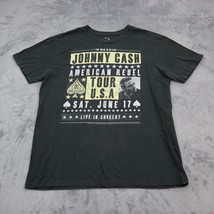 Johnny Cash Shirt Mens M Black Gap Authentic Collection Short Sleeve Tee - $18.69