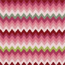 Pepita Needlepoint Canvas: Mauve Collection Chevron 1, 12&quot; x 12&quot; - £68.96 GBP+