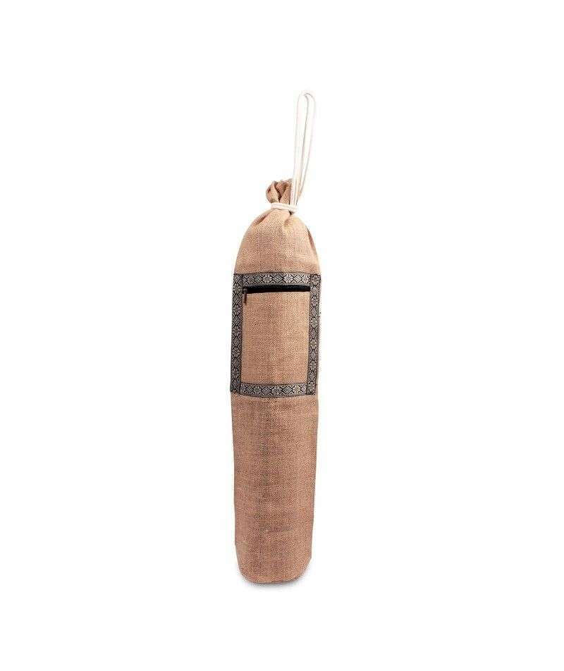 Yoga Mat Cover - Jute , The yoga mat cover made of jute is natural, ligh... - $39.52