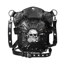 Original Steampunk Dark Style Skull Theme  Backpack - £47.84 GBP