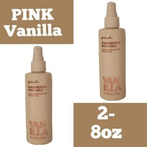 2 Victorias Secret Pink Vanilla Comforting Body Milk w/ Coconut Oil 8z New Rt$40 - £22.08 GBP
