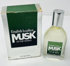 Vintage English Leather Musk After Shave 2oz Splash Aftershave - £19.66 GBP