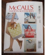 McCall&#39;s Fashion Accessories M7611 Tote Bags NEW - £9.89 GBP