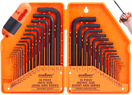 32-Piece Hex Key Set with Another Torque Handle, Allen Wrench Set Inch/M... - $16.77