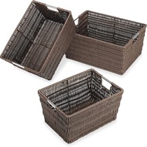 Small (8X11X5X5), Medium (9X8X13X6), And Large (11X4X14X6X5) Storage Baskets - $60.95