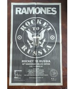 RAMONES Rocket to Russia 40th Anniversary Promo Poster, New - $185.65 MXN