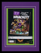 Whacked! 2002 XBox 11x14 Framed ORIGINAL Vintage Advertisement - £26.01 GBP