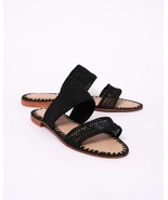 Tropical Raffia Sandals - Handmade Women&#39;s Summer Footwear - Vacation Es... - £55.05 GBP