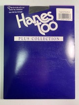 Vintage HANES TOO Pantyhose Hose Plus Collection Queen Size 3Q Black Control Top - £12.94 GBP