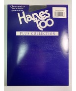 Vintage HANES TOO Pantyhose Hose Plus Collection Queen Size 3Q Black Con... - £12.66 GBP