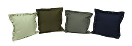 Zeckos Set of 4 Stud Trim Decorative Throw Pillows - £16.90 GBP